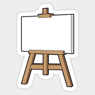 Colorful Easel Icon Sticker